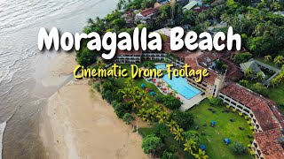 Moragalla Beach 🏝️ Srilanka  මොරගල්ල වෙරළ  Cinematic Drone Footage [upl. by Bega686]