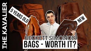 Beckett Simonon Bags Review  5 Years Later Weekender Briefcases Backpacks [upl. by Aldin321]