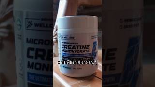 90day challenge creatine monohydrate use day 1 youtube viral [upl. by Yrffej]