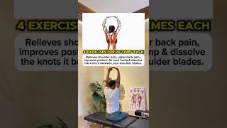 4 exercises to relieve neck pain fix neck hump amp posture NeckPainRelief PostureCorrection short [upl. by Alvinia574]