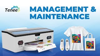 A3 L1800 DTF PRINTER VIDEO TUTORIALS  MANAGEMENT AND MAINTENANCE [upl. by Teddman149]