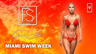 4K Vertical GIANNINA AZAR swimwear  Spring Summer s2024  Full Bikini Show Miami Swim Week [upl. by Nylsirhc796]