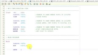 MD Lab MPLAB Assembly Language Basics BSF and BCF [upl. by Annawal]