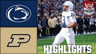 Penn State Nittany Lions vs Purdue Boilermakers  Full Game Highlights  ESPN College Football [upl. by Hanala]