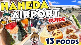 Tokyo Haneda Airport Garden and Terminal 3 Food  Japan Travel Food Vlog [upl. by Leacim]