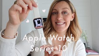 Apple Watch Series 10 Unboxing and first impressions 42mm Rose Gold  Updating from Series 3 [upl. by Kensell]