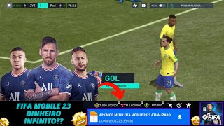 Como Ter Dinheiro Infinito No FiFA MOBILE 2023 apk mod fifa23 [upl. by Ecnahs]