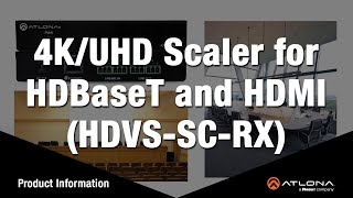 4KUHD Scaler for HDBaseT and HDMI HDVSSCRX [upl. by Robby]