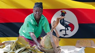 Ugandan Food How To Cook Ugandan Steamed Matooke  A Guide to Cooking a Staple Food In Uganda [upl. by Flessel591]