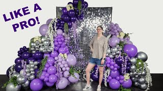 DIY Giant Balloon Garland on Shimmer Wall [upl. by Nueoht480]