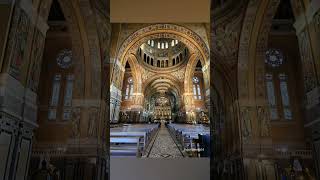 Romanisque architecture  St Therese of Lisieux Basilica [upl. by Waylen]