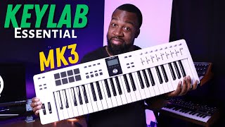 The BEST Budget MIDI Keyboard 2023  Arturia KeyLab Essential MK3 Review [upl. by Hartwell901]