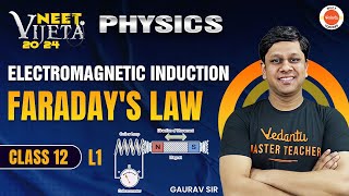 Electromagnetic Induction  L1  EMI  Faradays Law  Gaurav Gupta  NEET 2024 [upl. by Feola568]