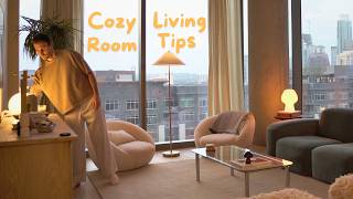 How to Make a Living Room Feel Cozy  Aesthetic Design Tips [upl. by Ahsilram]