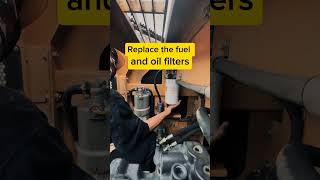 Replace fuel and oil filtersdrillingmachine excavator sany xcmg [upl. by Shulins]