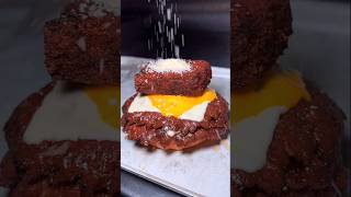 Deep Fried Lasagna Burger 😋burger shorts [upl. by Stovall]