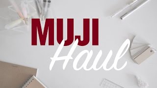 ✏ MUJI Haul  Stationery notebooks [upl. by Notlrak]