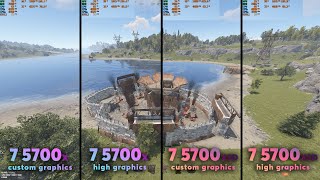 Ryzen 7 5700X3D vs 7 5700X в RUSTRTX 3070  32GB RAM  render vegas 21 [upl. by Parsifal277]