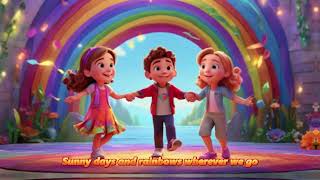 Sunny Days amp Rainbows Song  Tini Coco  Educational amp Kids Songs  Fun music For Kids [upl. by Yale]