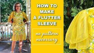 How to make a flutter sleeve [upl. by Aitat]