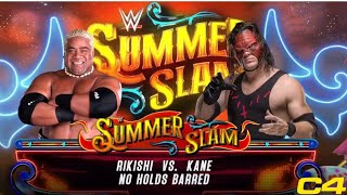 WWE RIKISHI PHATU VS KANE [upl. by Akeemaj421]