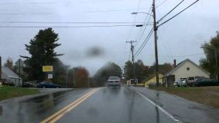 Driving Through Maine I295 US201 Gardiner Augusta [upl. by Konstance]