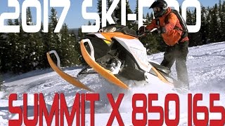 STV 2017 SkiDoo Summit X 850 165 [upl. by Aronal]