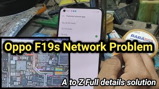 oppo f19s network problem solution [upl. by Enilemme]