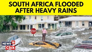 South Africa Floods  Burst River Banks And Flooded Homes After Heavy Rainfall In Cape Town  N18V [upl. by Annaillil204]