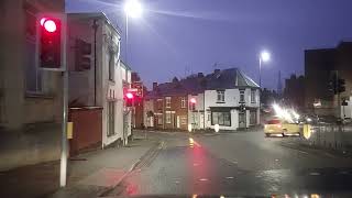 dashcam hinckley to Burbage October 25th 2024 roadworks on bond street [upl. by Analihp]