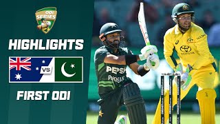 Australia v Pakistan  First ODI  ODI Series 202425 [upl. by Norbel]