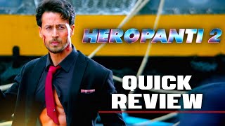 Heropanti 2 Trailer  Quick Review  Tiger Shroff  Tara Sutaria  Nawazuddin Siddiqui [upl. by Goldsmith946]