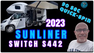 SUNLINER SWITCH S442  MOTORHOME tour  Quickspin  FIAT Ducato series 8 [upl. by Thurmond]