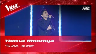 Yhosva Montoya  “Sube sube”  Final  La Voz Argentina 2022 [upl. by Eehc125]