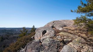 Hogback Mountain  Hiking in Marquette on the First Day of Spring [upl. by Nilat]