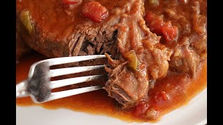 Slow Cooker Swiss Steak Recipe [upl. by Ahsinrat]