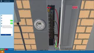 Solar Training  Connect Wires in the Main Service Panel [upl. by Nylrak253]