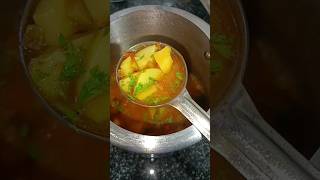 Diwali ke doosre din banaya cooker wali aloo tari ki sabji shorts [upl. by Lerud]