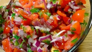 Pico de Gallo  Spicy mexicansk tomatsalsa  Opskrift  93 [upl. by Siekram]