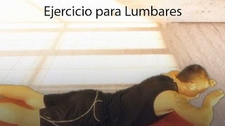 Ejercicio para Lumbares boca abajo [upl. by Esille]