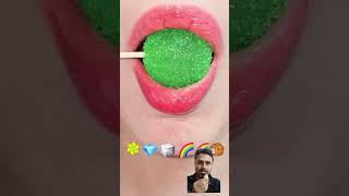 ASMR  ASMR POP SPRINKLE JELLY EMOJI FOOD mukbang eating sound  shorts asmrsounds [upl. by Aneret]