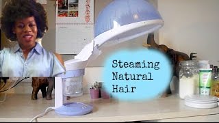 Steam Treatment For Natural Hair [upl. by Joyce]