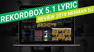 Rekordbox Dj 56 Lyric  Review mixman dj 2019 🛑 [upl. by Sirtimid]