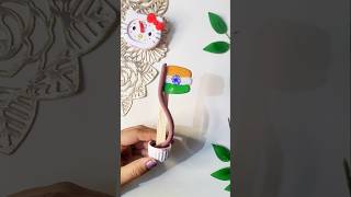 Clay art ideas easy🇮🇳hand craft for kids🇮🇳shotsshortshandcraftclayartflagindianarttrendingyt [upl. by Aikim]