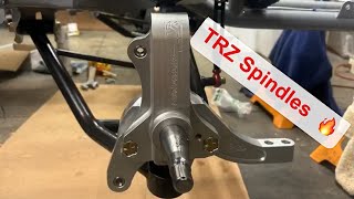 TRZ Stock Height Spindles with Wilwood Brakes Installation on S10 [upl. by Ymaral]