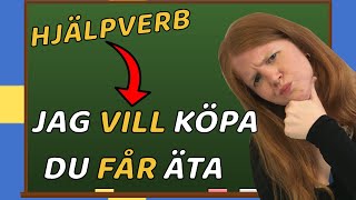 Svenska Hjälpverb  Swedish Auxiliary verbs Swedish grammar [upl. by Eilarol]