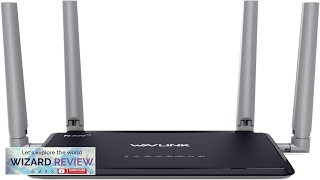 WAVLINK 4G Router with SIM Card Slot N300 LTE WiFi Router 4x5dBi Review [upl. by Adlin]