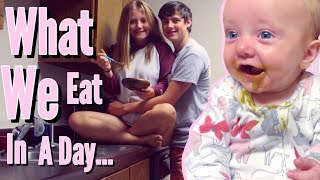 Teen Mom What My Family Eats In A Day [upl. by Smitt]