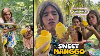 JUDIAN AT BERTA NANGUHA SILA NG MANGGA SA BUKID  JongJongVibes [upl. by Illek]