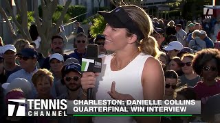 Danielle Collins Earns 3rd Win In Two Days  Charleston Quarterfinal [upl. by Jaddan296]